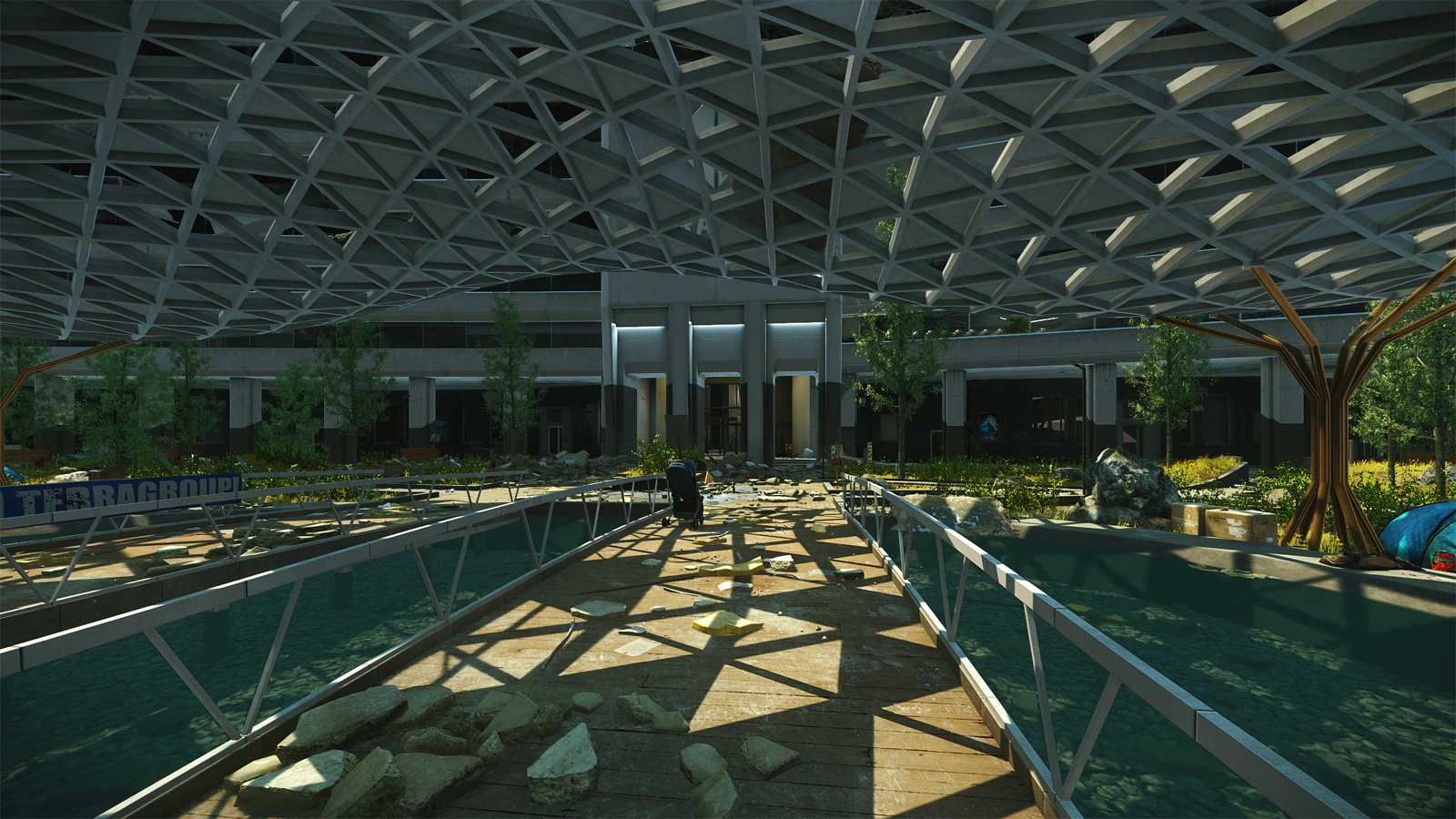 Парк у здания Terragroup