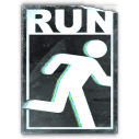 Плакат RUN
